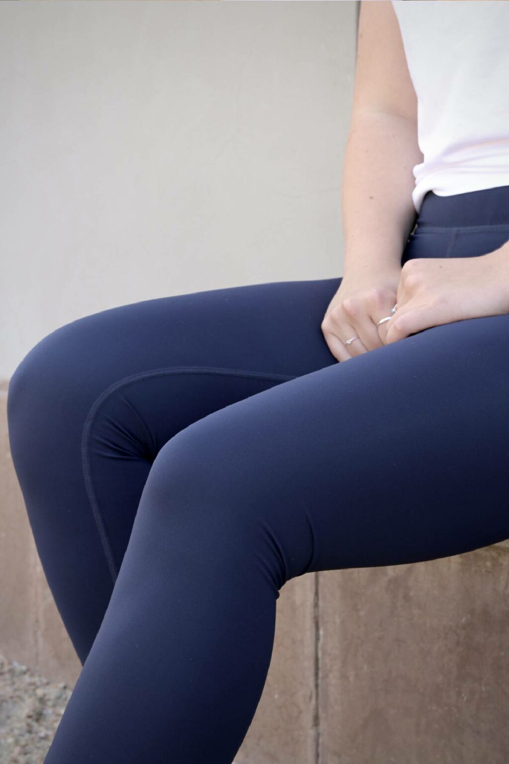 Athlecia Franz High Waist Leggings, Dark Sapphire - Bild 3