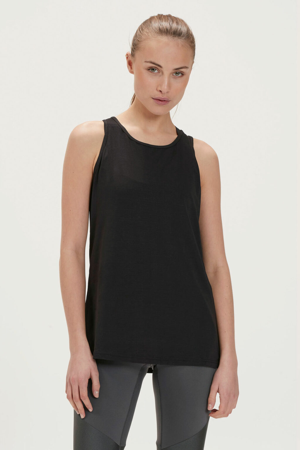 Athlecia Mota Soft Top, Black Melange