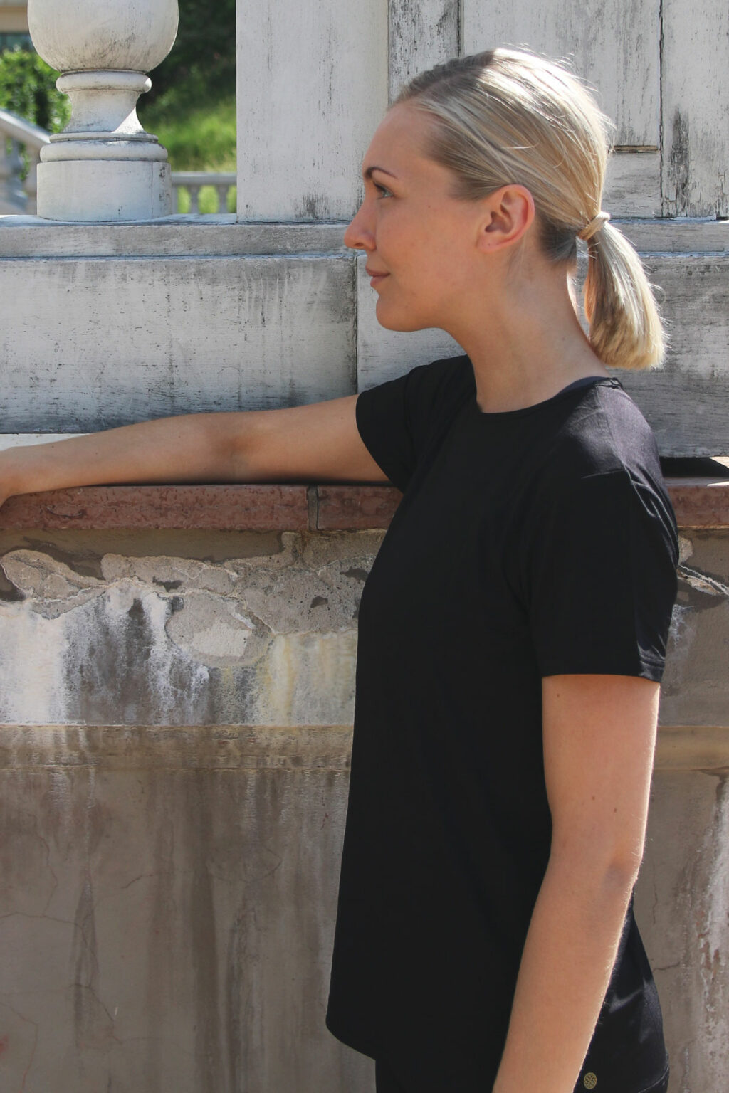 Athlecia Lizzy T-Shirt, Black Melange - Bild 3
