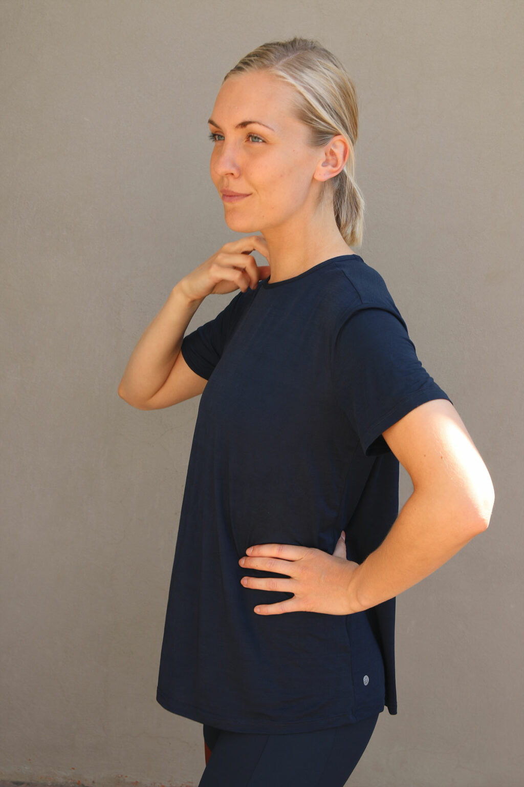 Athlecia Lizzy T-shirt, Dark Sapphire - Bild 2