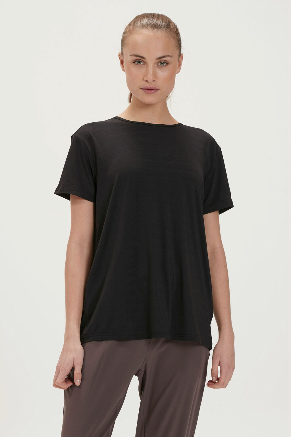 Athlecia Lizzy T-Shirt, Black Melange