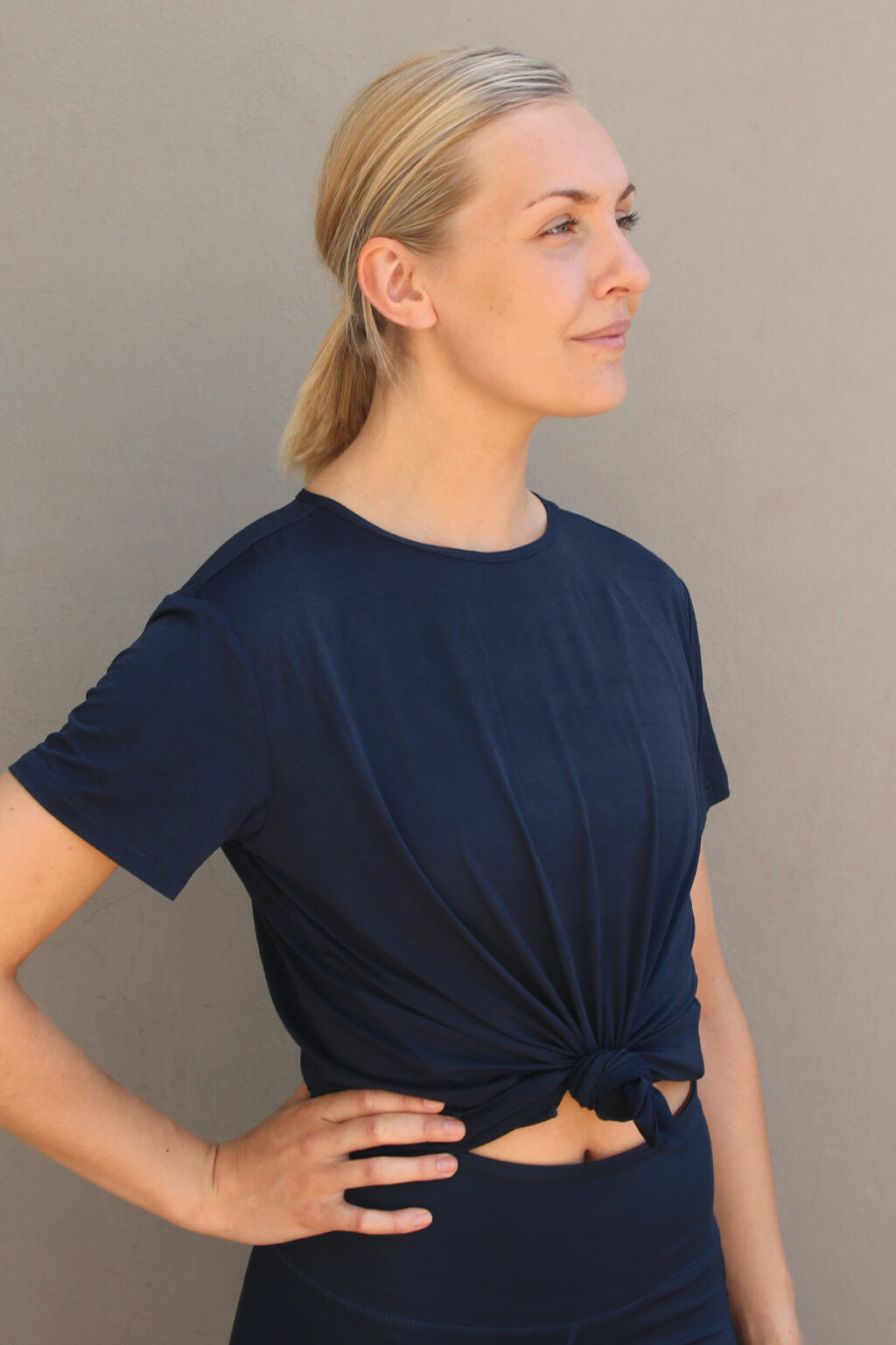Athlecia Lizzy T-shirt, Dark Sapphire