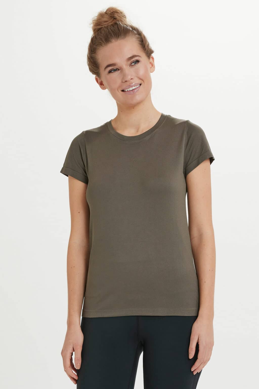 Athlecia Julee Seamless T-Shirt, Olive - Bild 2