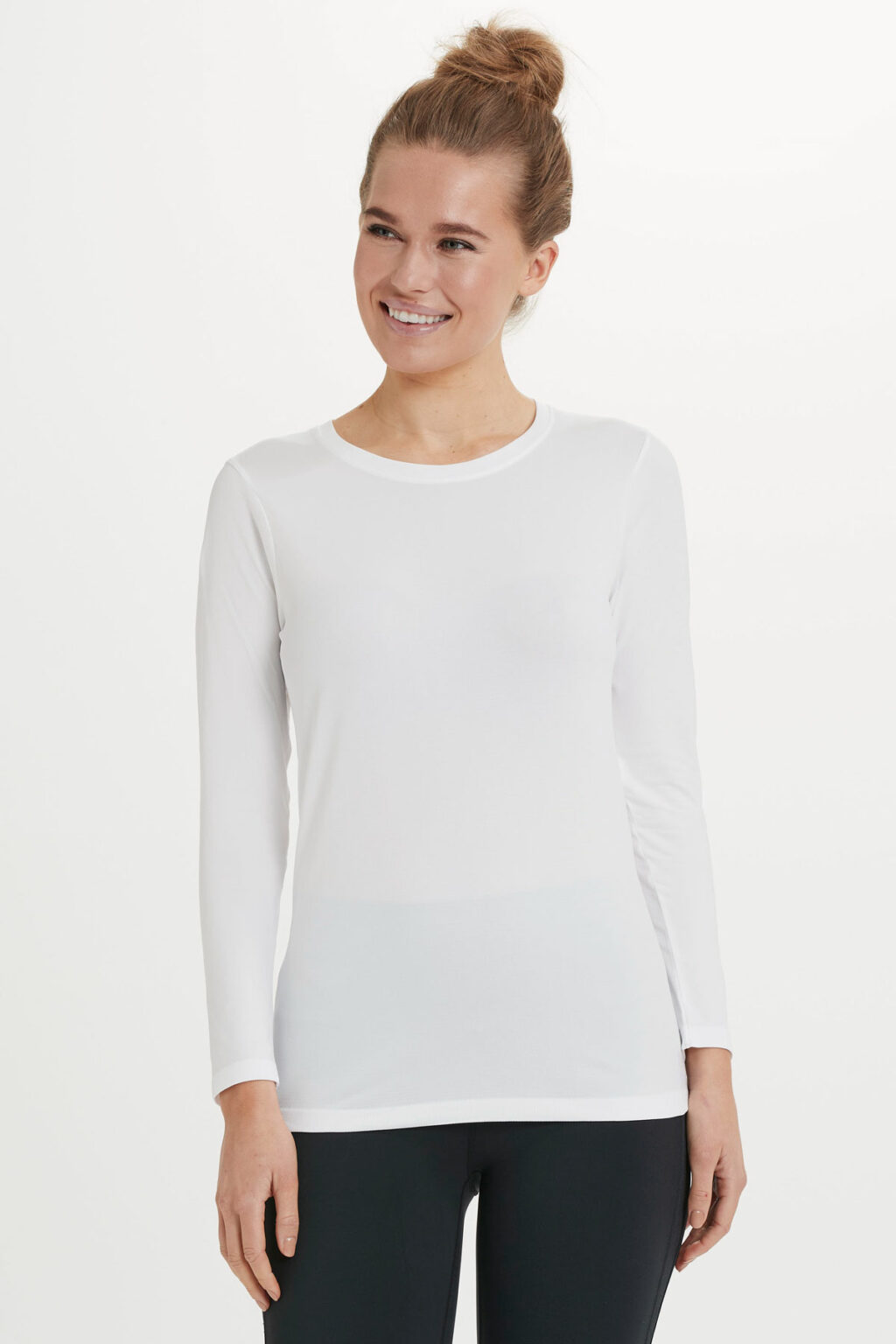Athlecia Julee Long-Sleeved T-Shirt, White