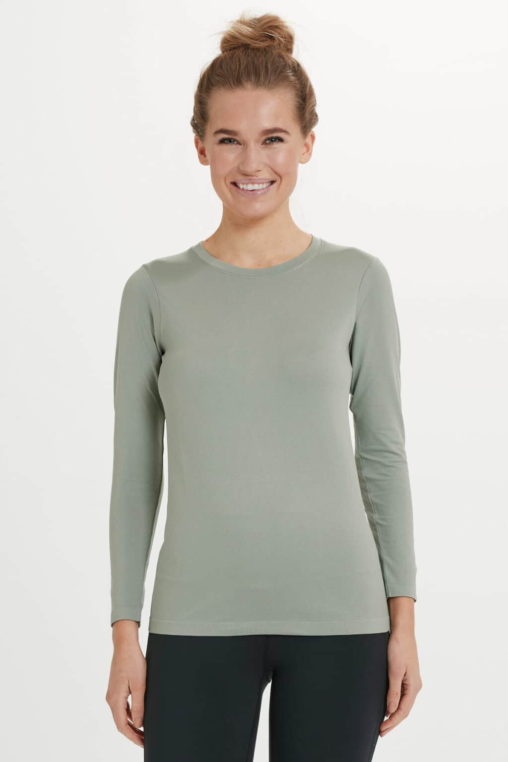 Athlecia Julee Long-Sleeved T-Shirt, Shadow