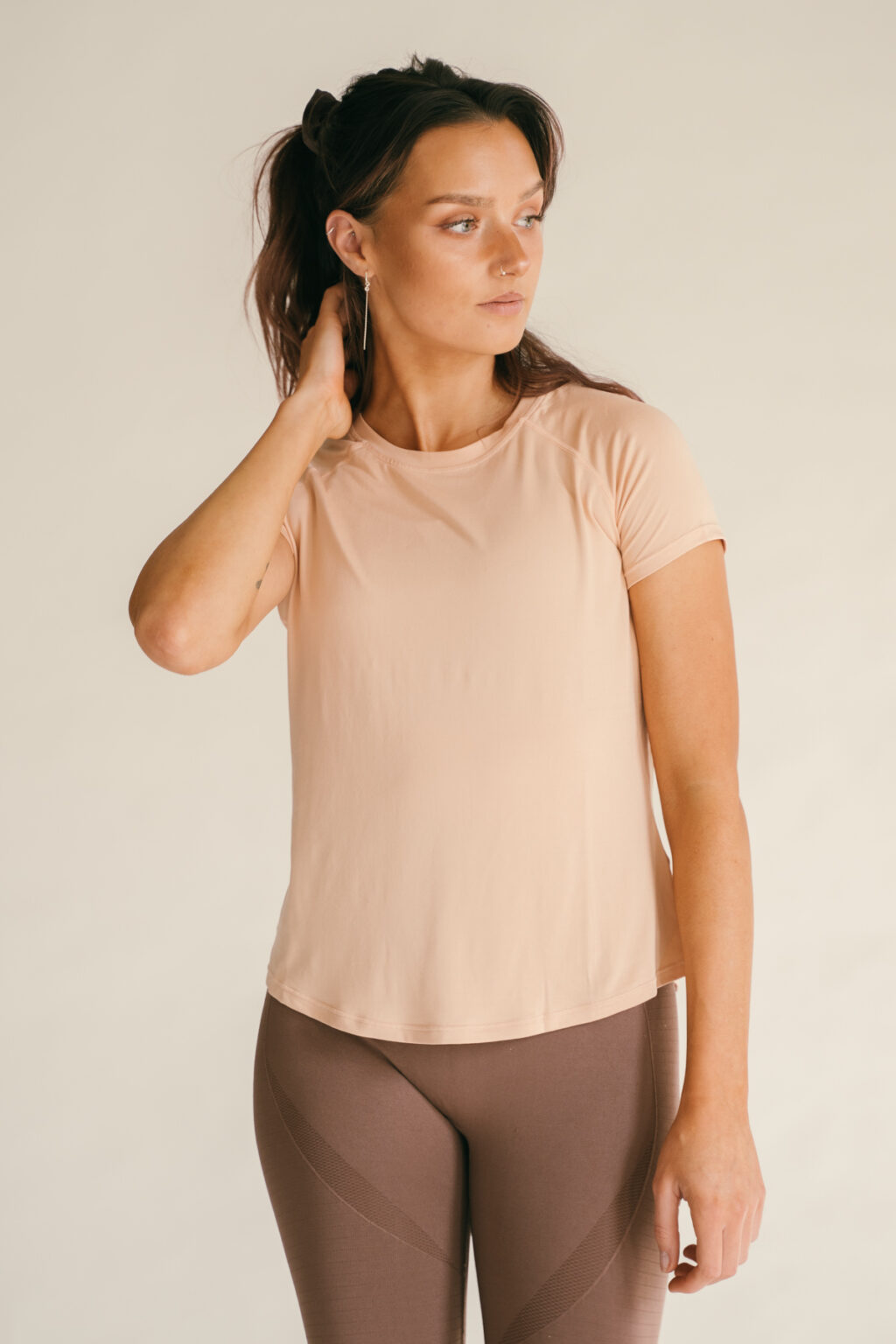 Athlecia Gaina Super Soft T-shirt, Maple Sugar - Bild 3