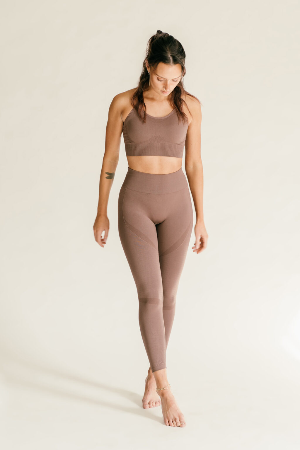 Athlecia Nagar Seamless High Waist Leggings, Burnt Rose - Bild 2