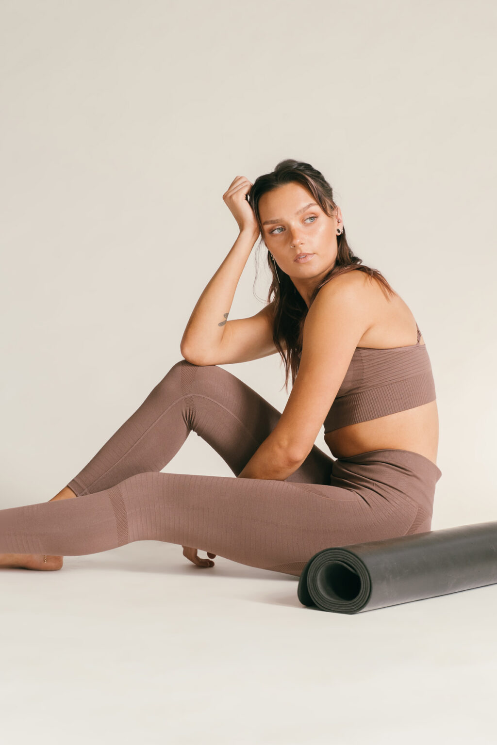 Athlecia Nagar Seamless High Waist Leggings, Burnt Rose - Bild 9