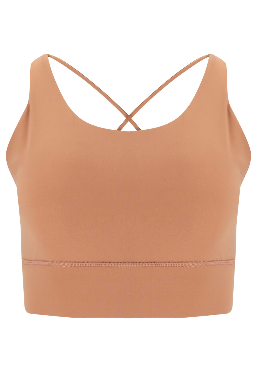 Athlecia Gaby Sports-bra, Mocha Mousse - Bild 2