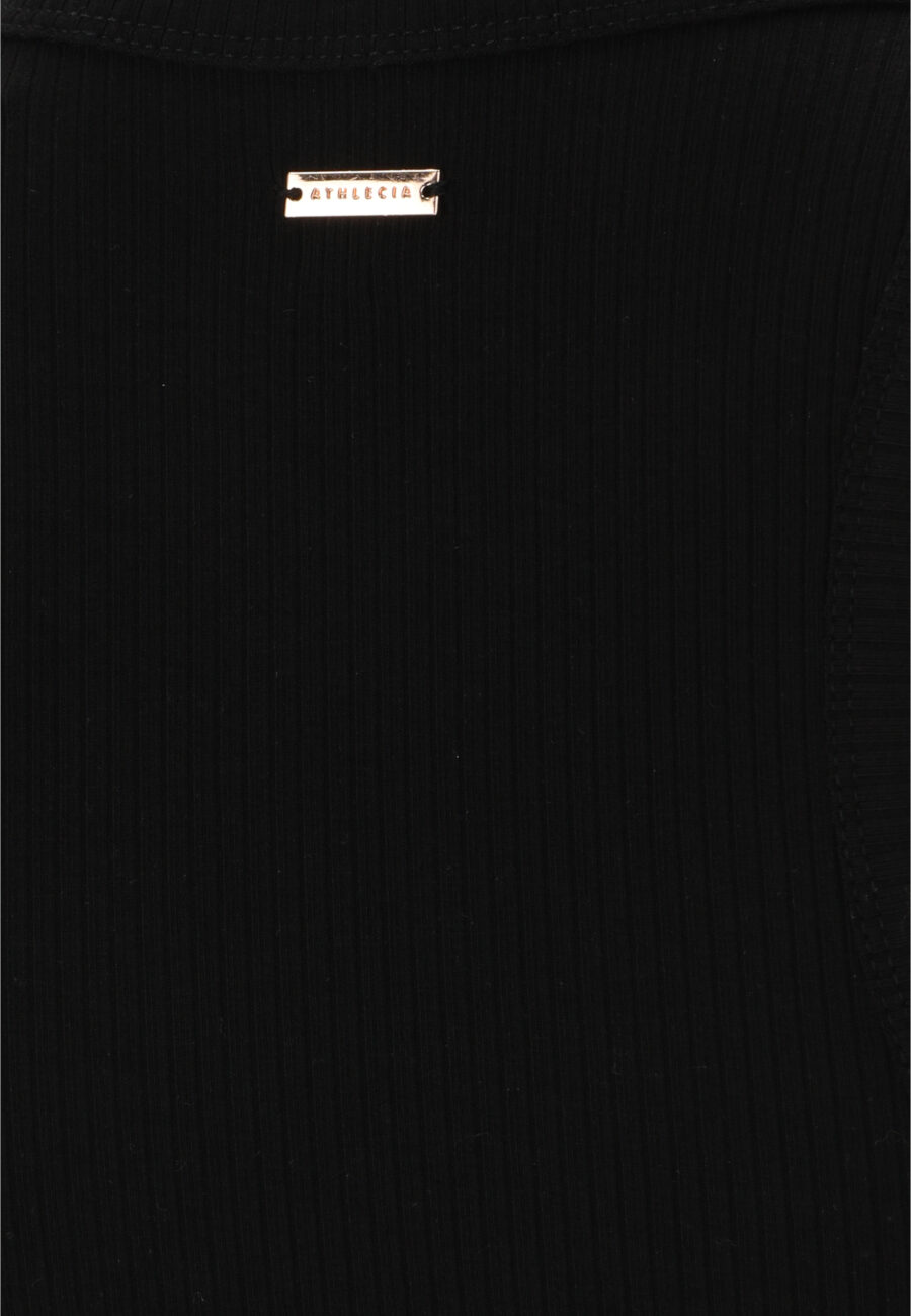 Athlecia Lankae Tank Top Rib Stop Pattern, Black - Bild 4