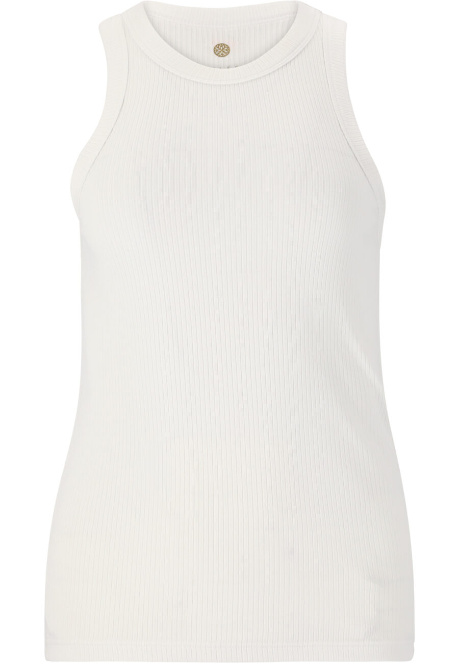 Athlecia Lankae Tank Top Rib Stop Pattern, White - Bild 2