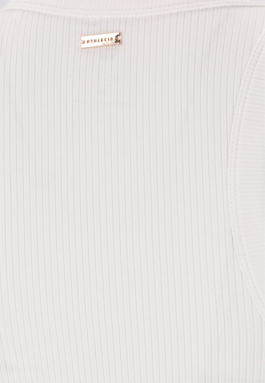 Athlecia Lankae Tank Top Rib Stop Pattern, White - Bild 4