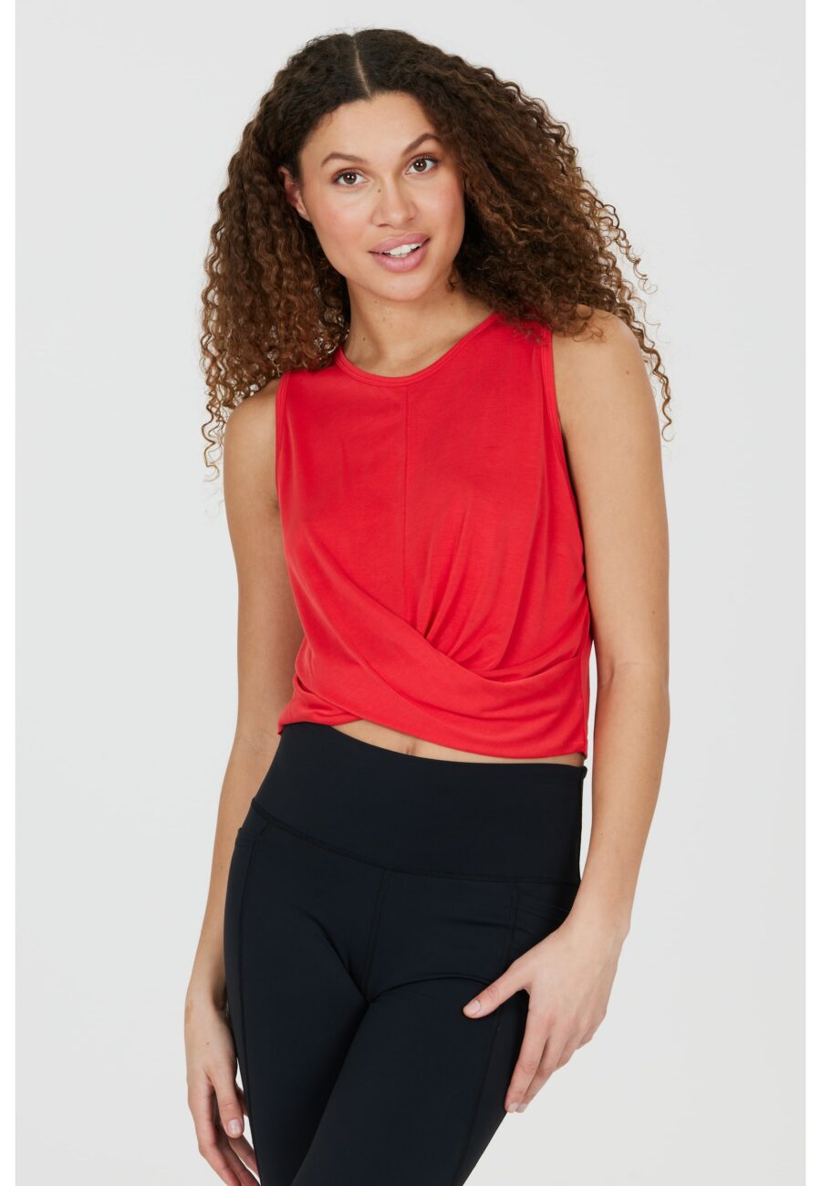 Athlecia Diamy Top, Tomato