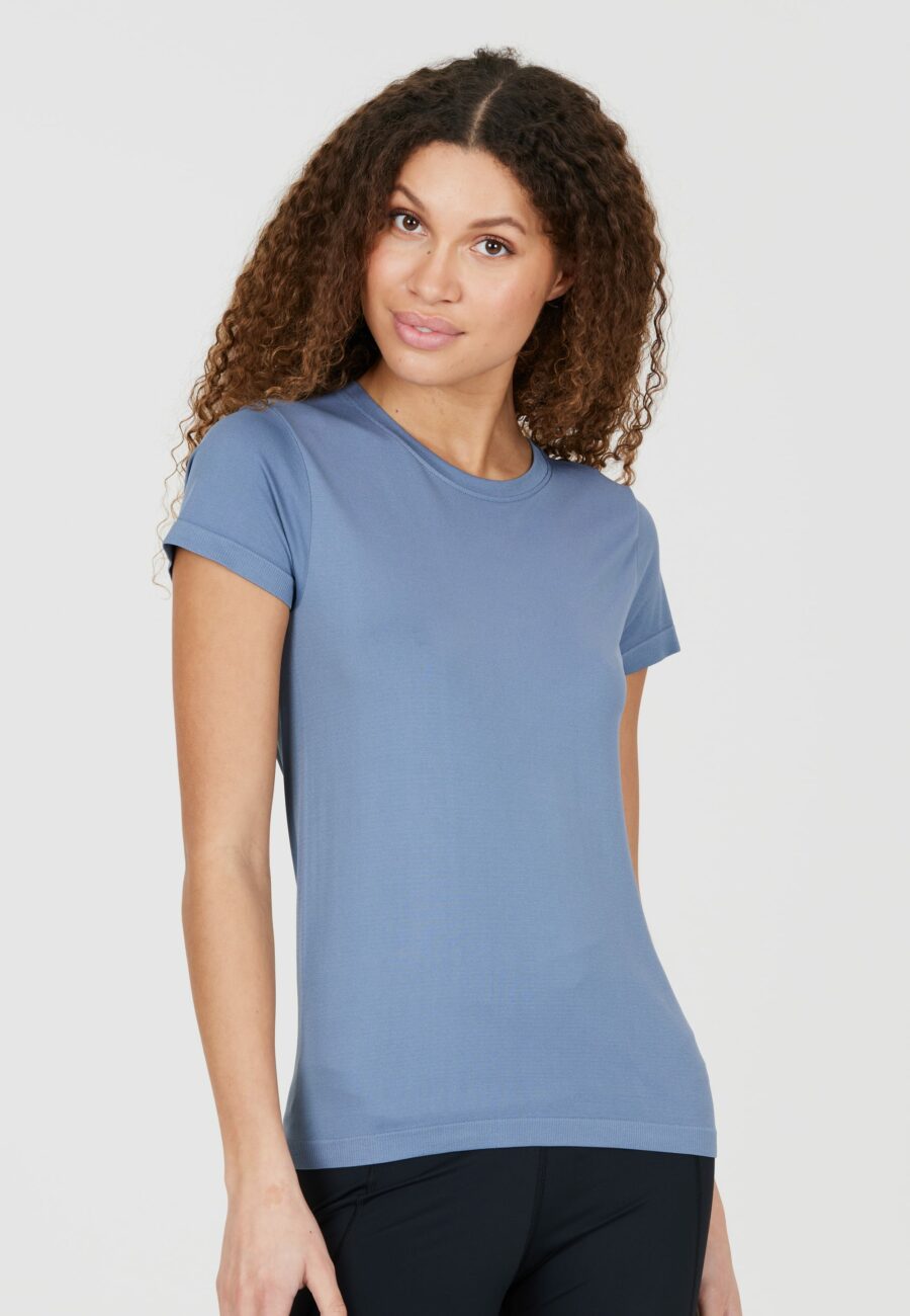 Athlecia Julee Seamless T-Shirt, Folkstone Grey