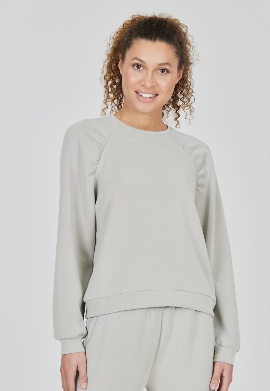Athlecia Jillnana Balloon Sleeve Sweat, Dove