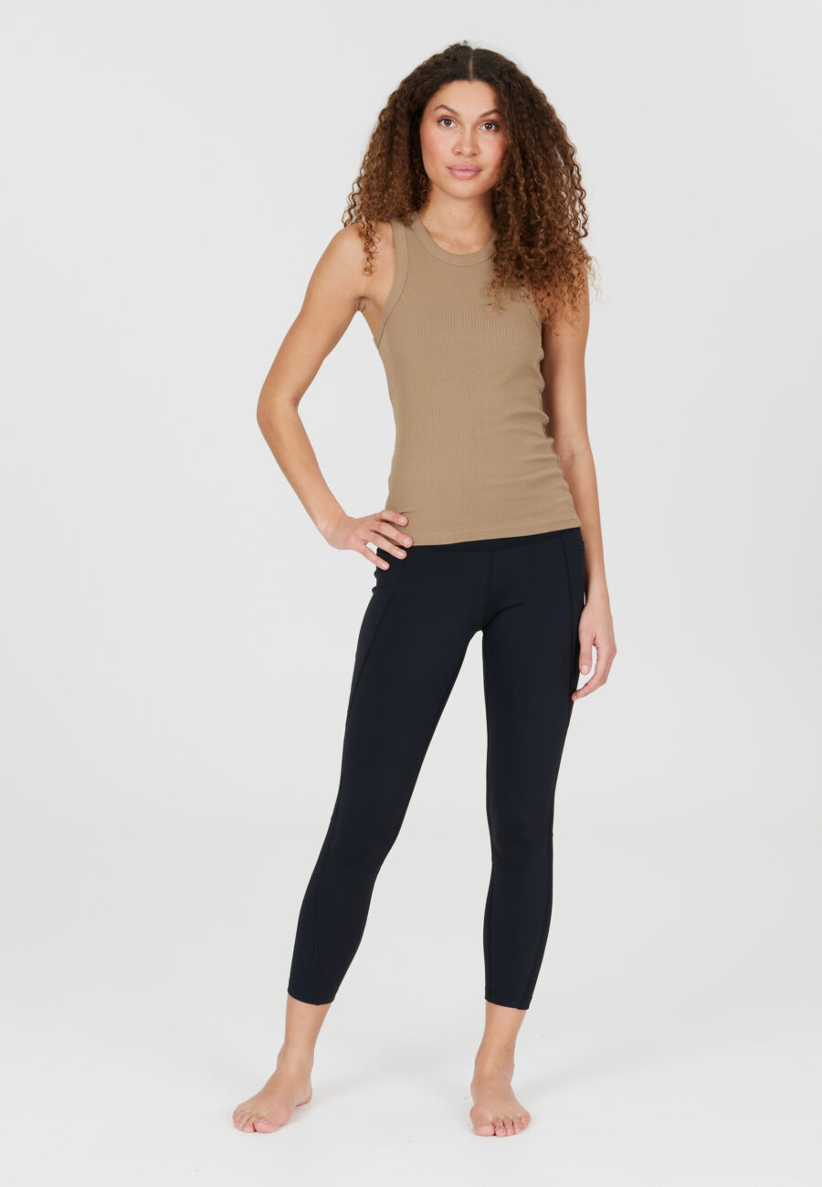 Athlecia Lankae Tank Top Rib Stop Pattern, Sepia Tint - Bild 3