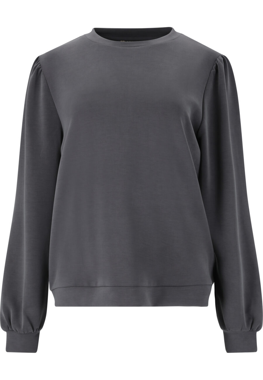 Athlecia Jillnana Balloon Sleeve Sweat, Blackened Pearl - Bild 7
