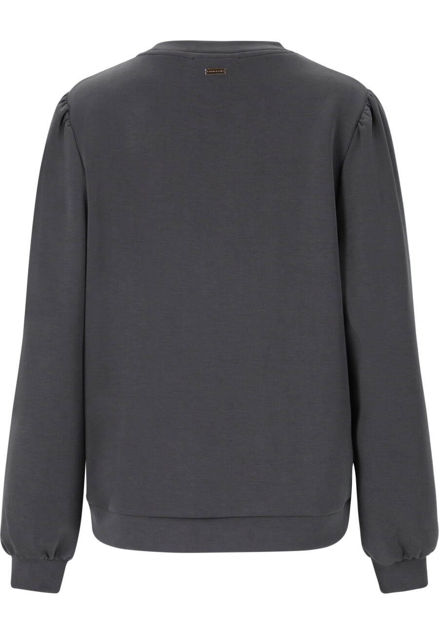 Athlecia Jillnana Balloon Sleeve Sweat, Blackened Pearl - Bild 9