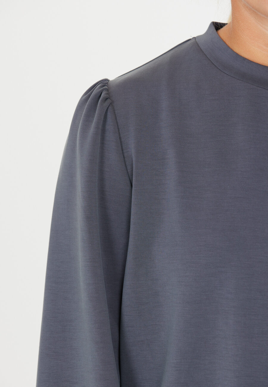 Athlecia Jillnana Balloon Sleeve Sweat, Blackened Pearl - Bild 6