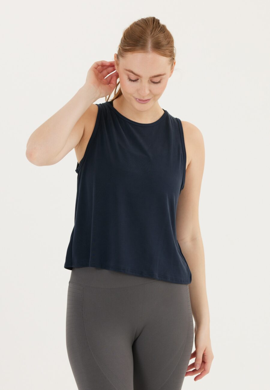 Athlecia Sweeky top, Dark Sapphire