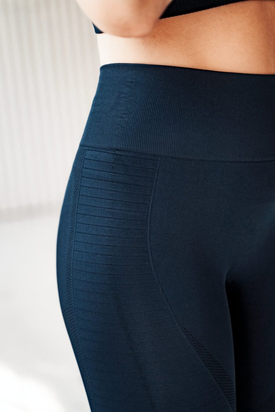Athlecia Nagar Seamless High Waist Leggings, Dark Sapphire - Bild 5