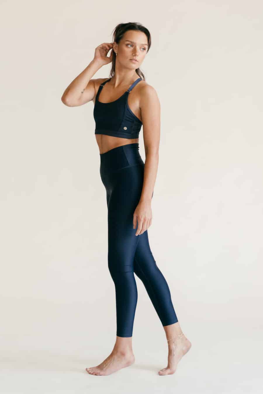 Athlecia Cadidell High Shine Leggings, Dark Sapphire - Bild 9