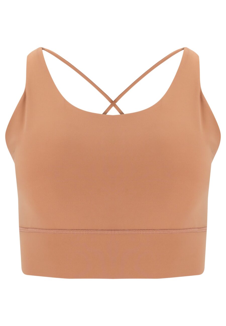 Athlecia Gaby Sports-bra, Mocha Mousse - Bild 2