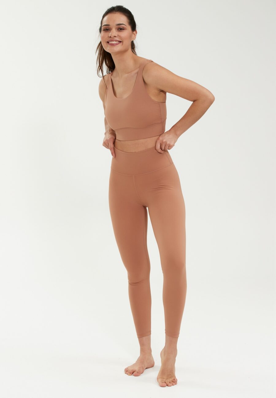 Athlecia Gaby Sports-bra, Mocha Mousse - Bild 7