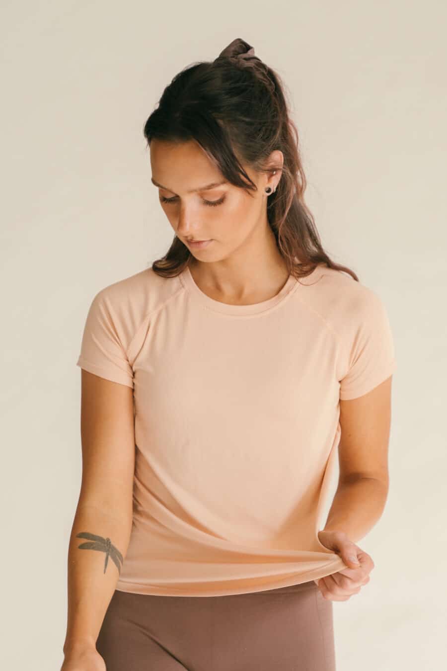 Athlecia Gaina Super Soft T-shirt, Maple Sugar - Bild 5