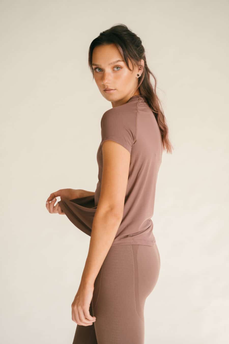 Athlecia Gaina Super Soft T-shirt, Burnt Rose - Bild 7