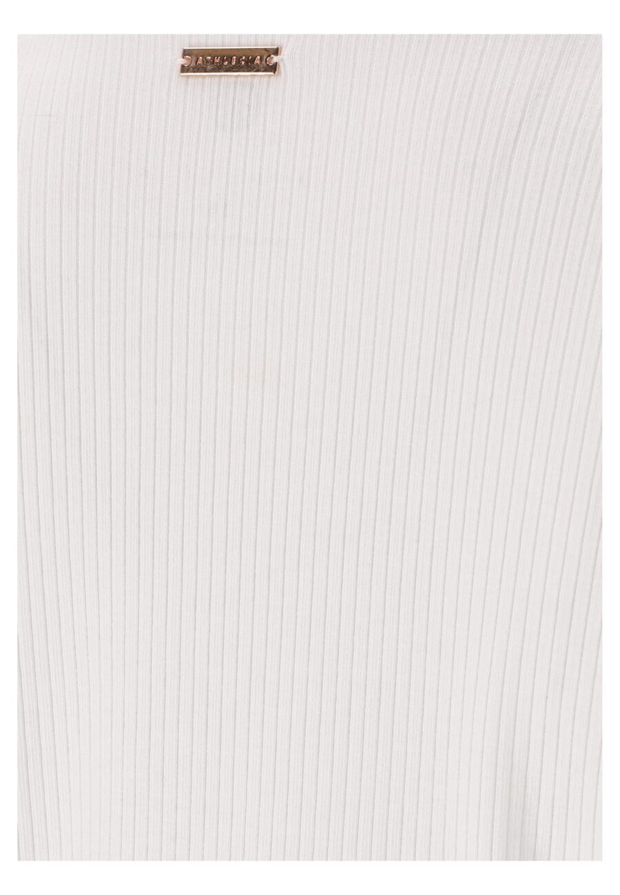 Athlecia Lankae Long Sleeved Rib Stop Pattern T-Shirt, White - Bild 4