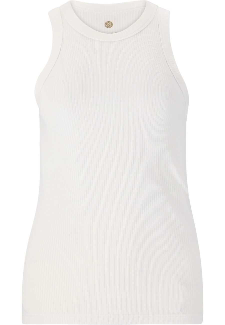 Athlecia Lankae Tank Top Rib Stop Pattern, White - Bild 2
