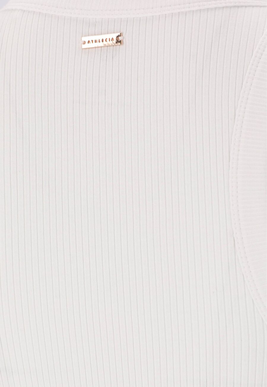 Athlecia Lankae Tank Top Rib Stop Pattern, White - Bild 4