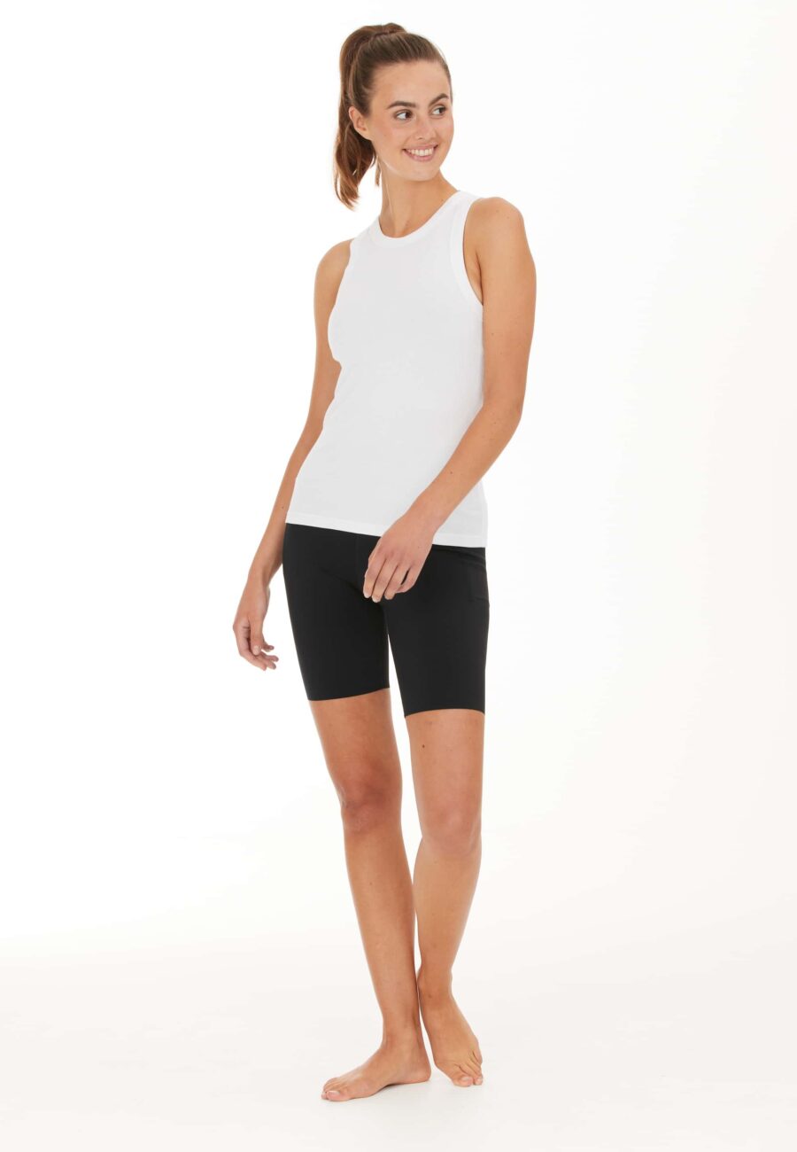 Athlecia Lankae Tank Top Rib Stop Pattern, White - Bild 7