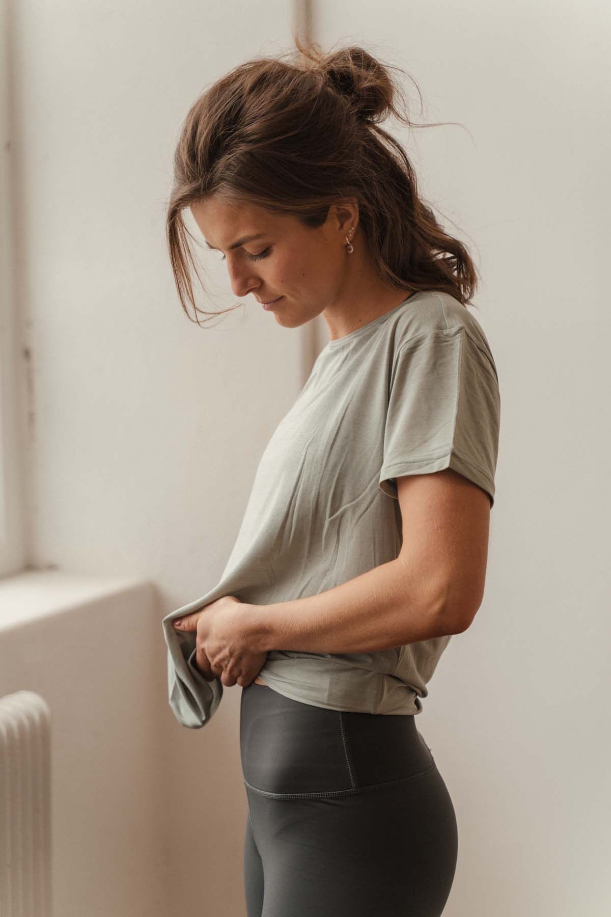 Athlecia Lizzy Stylish Slub Short Sleeve Tee, Slate Gray - Bild 7