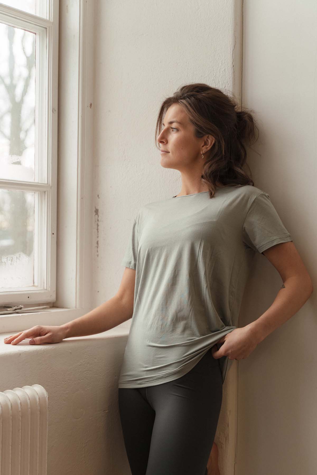 Athlecia Lizzy Stylish Slub Short Sleeve Tee, Slate Gray - Bild 9