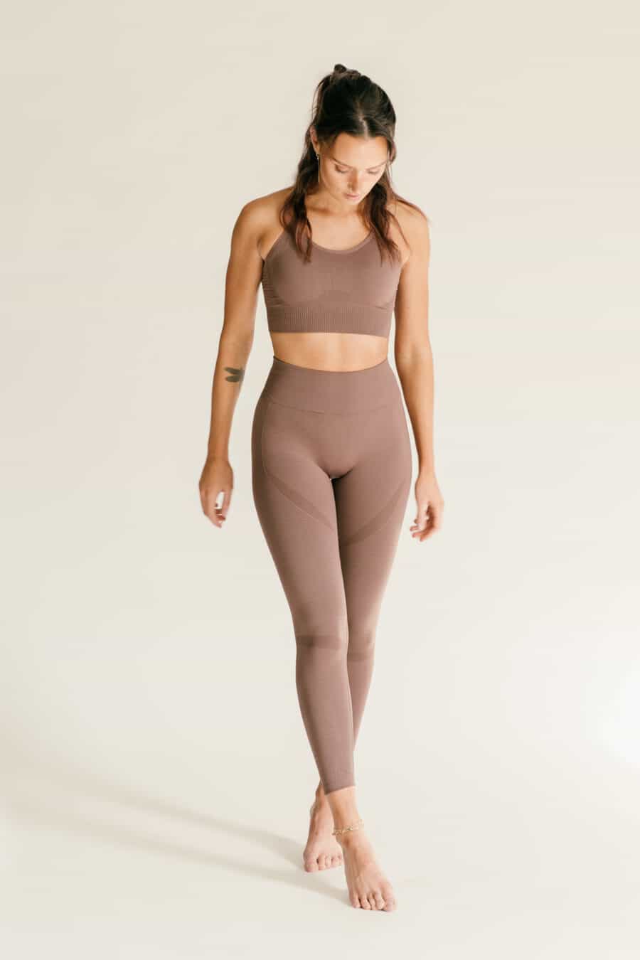 Athlecia Nagar Seamless High Waist Leggings, Burnt Rose - Bild 2