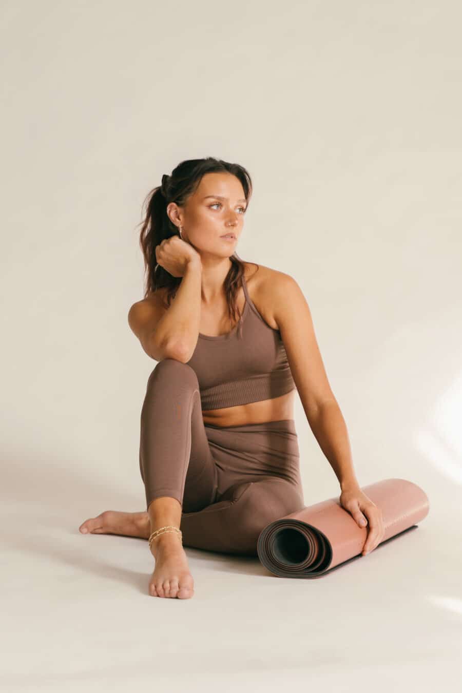 Athlecia Nagar Seamless High Waist Leggings, Burnt Rose - Bild 8