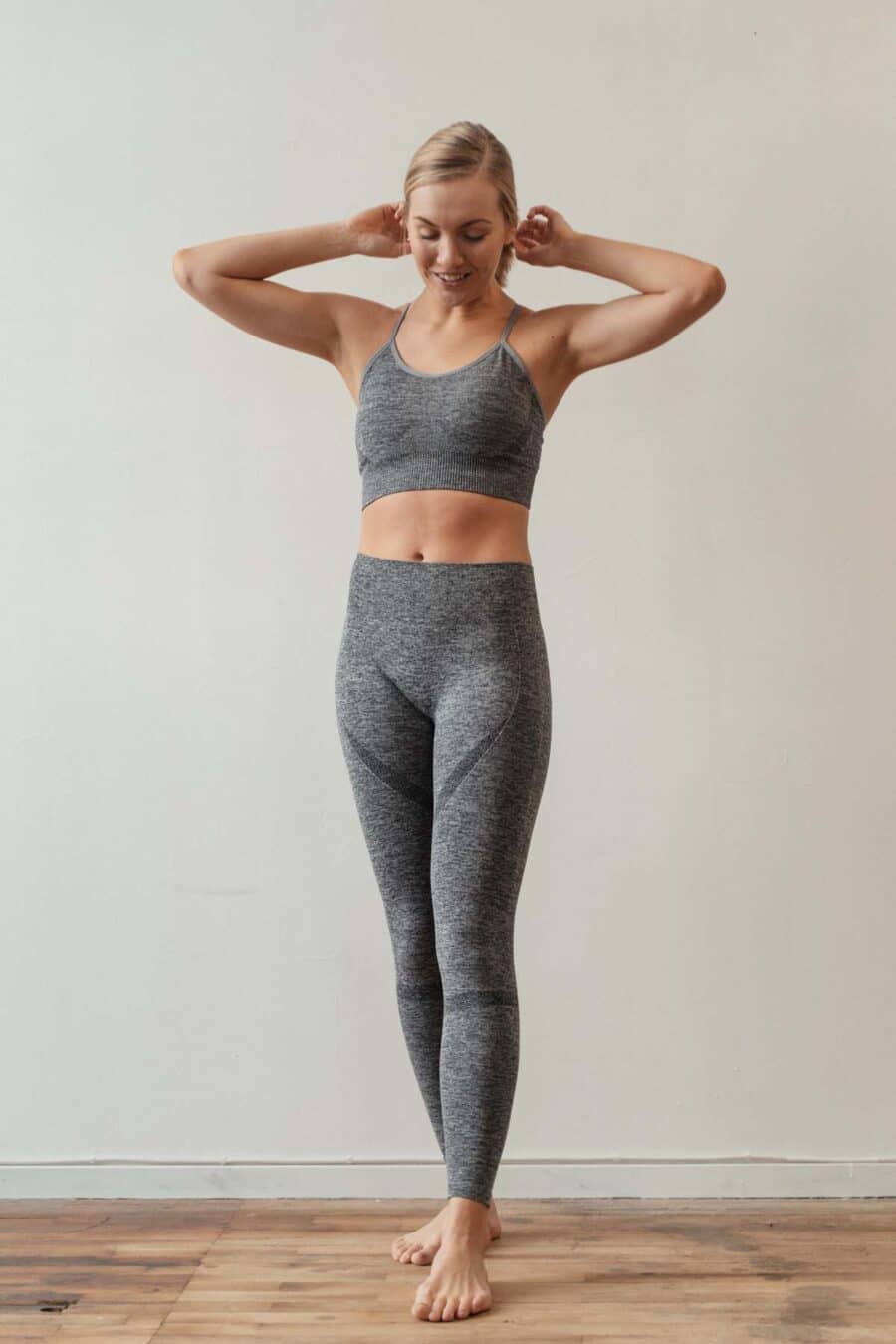 Athlecia Nagar Seamless High Waist Leggings, Mid Grey Melange - Bild 7