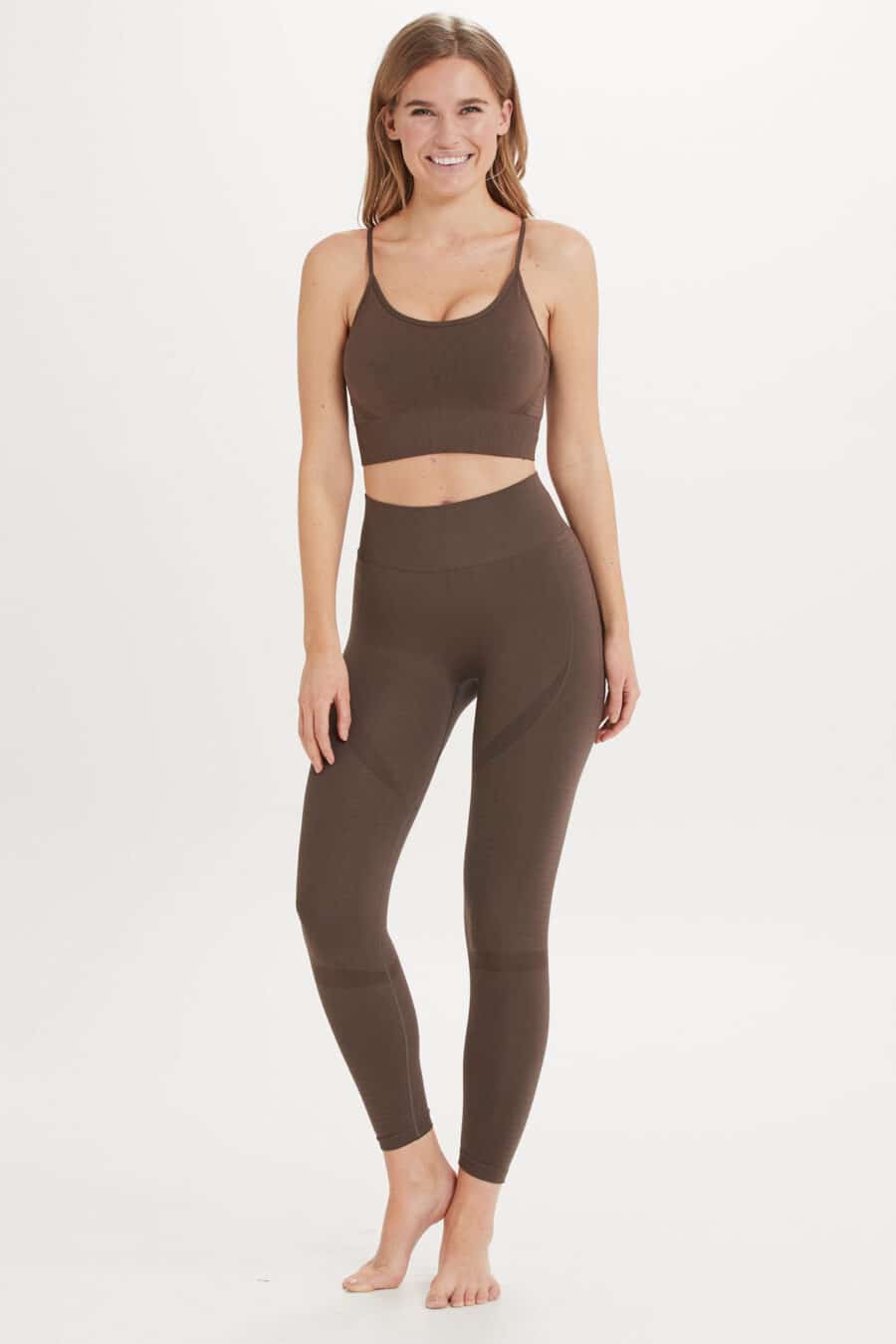 Athlecia Nagar Seamless High Waist Leggings, Bracken