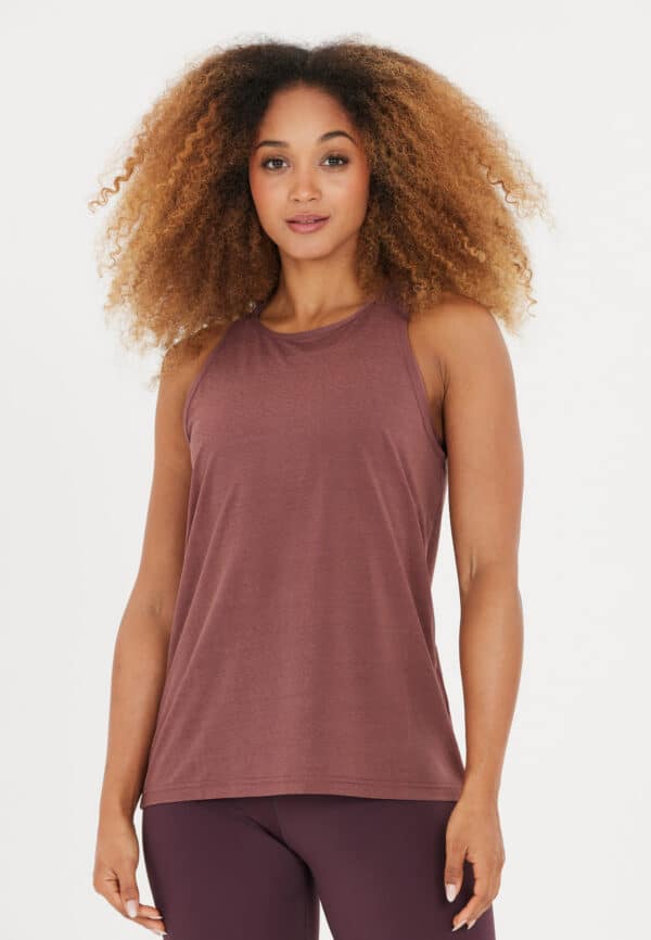 Athlecia Mota Soft Stretch Sports Top, Rose Taupe