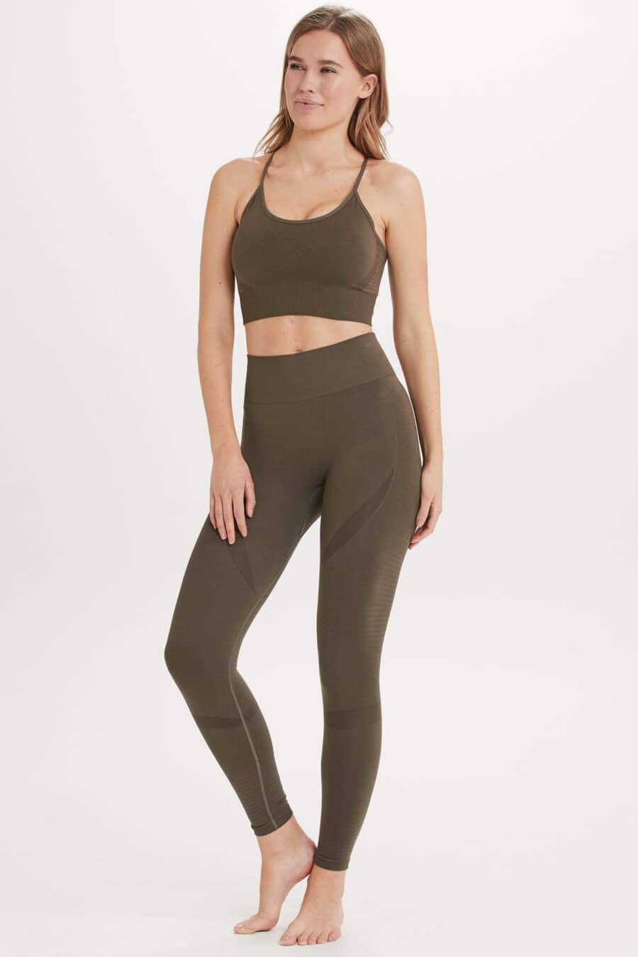 Athlecia Foan Sports Bra, Olive - Bild 3