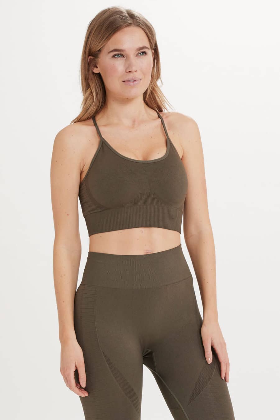 Athlecia Foan Sports Bra, Olive