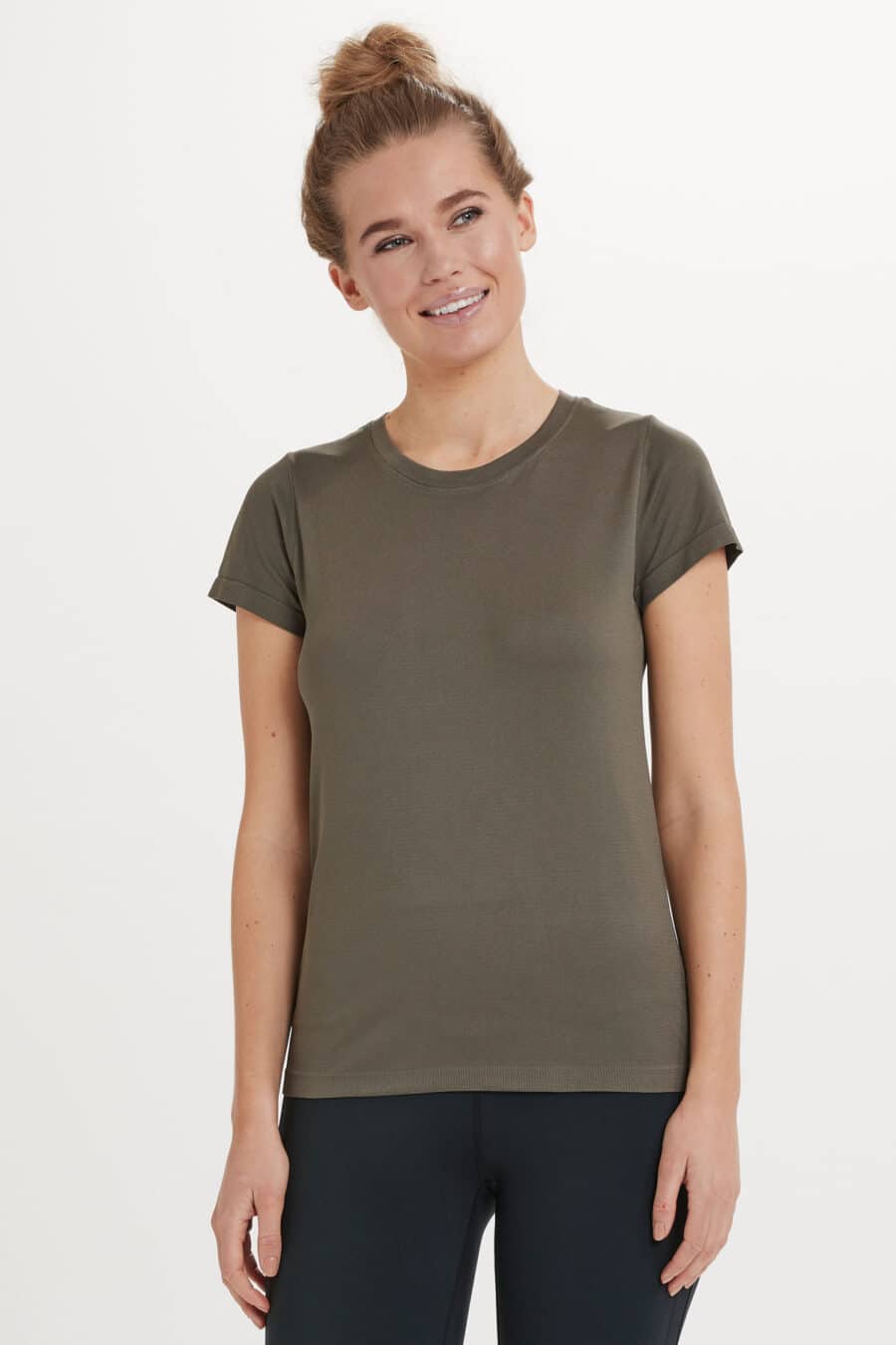 Athlecia Julee Seamless T-Shirt, Olive - Bild 2