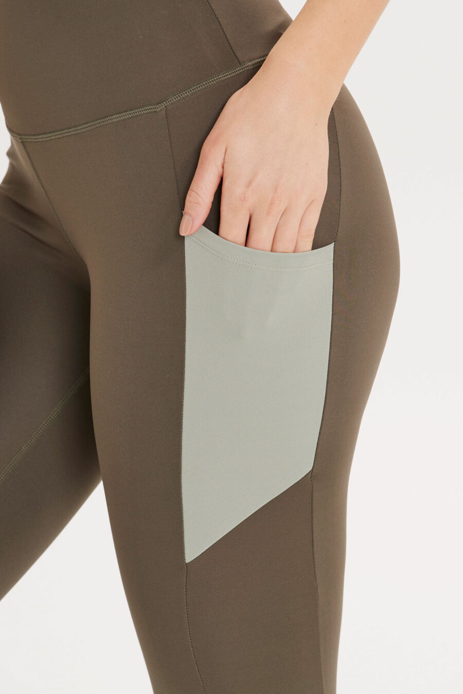 Athlecia Sasha Leggings, Olive - Bild 2