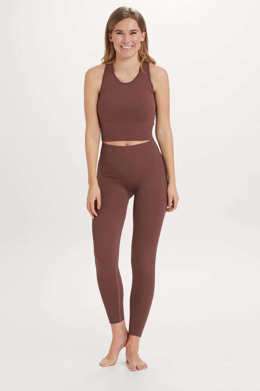 Athlecia Flow Sports Bra, Burnt Rose - Bild 4