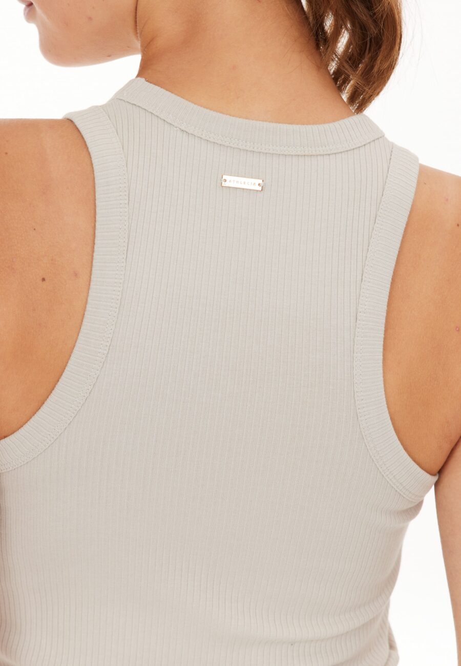 Athlecia Lankae Tank Top Rib Stop Pattern, Dove - Bild 6