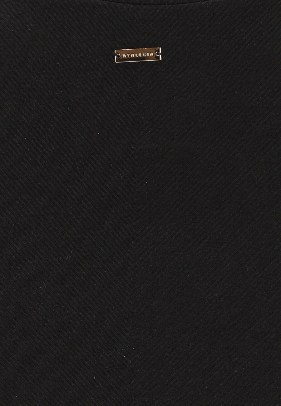 Athlecia Horigami Seamless Cropped Top, Black - Bild 4