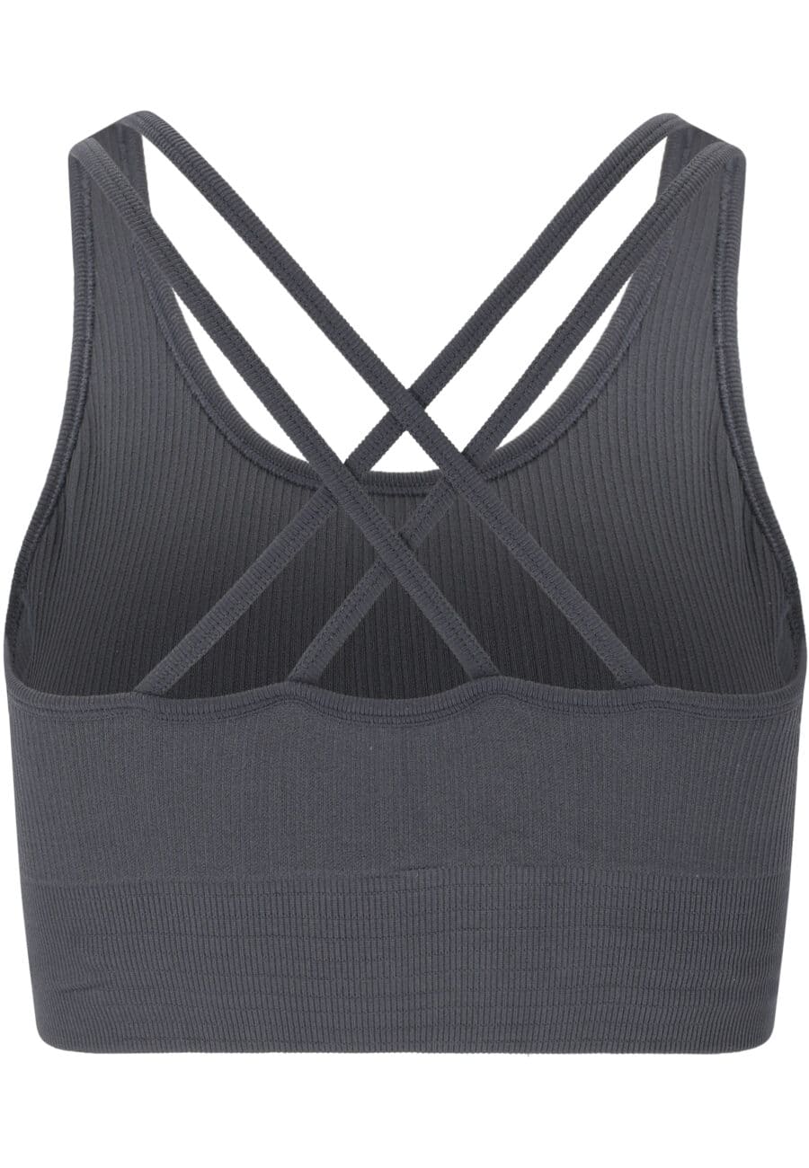 Athlecia Aideny Seamless Rib Sports Bra, Ombre Blue - Bild 3