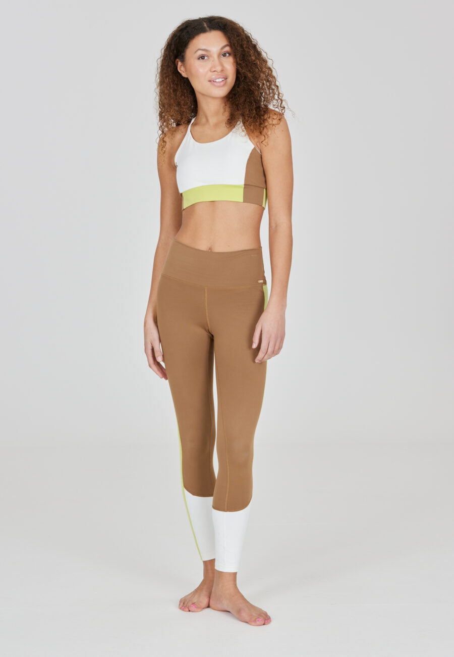 Athlecia Sukey Color Block Sports Bra, Whisper White - Bild 4